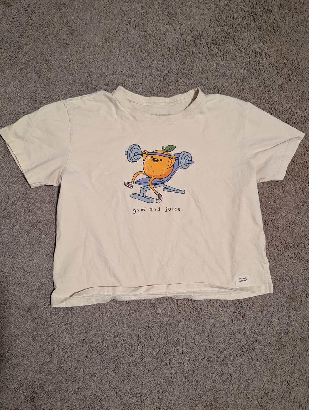 Gym and Juice Graphic CropTee